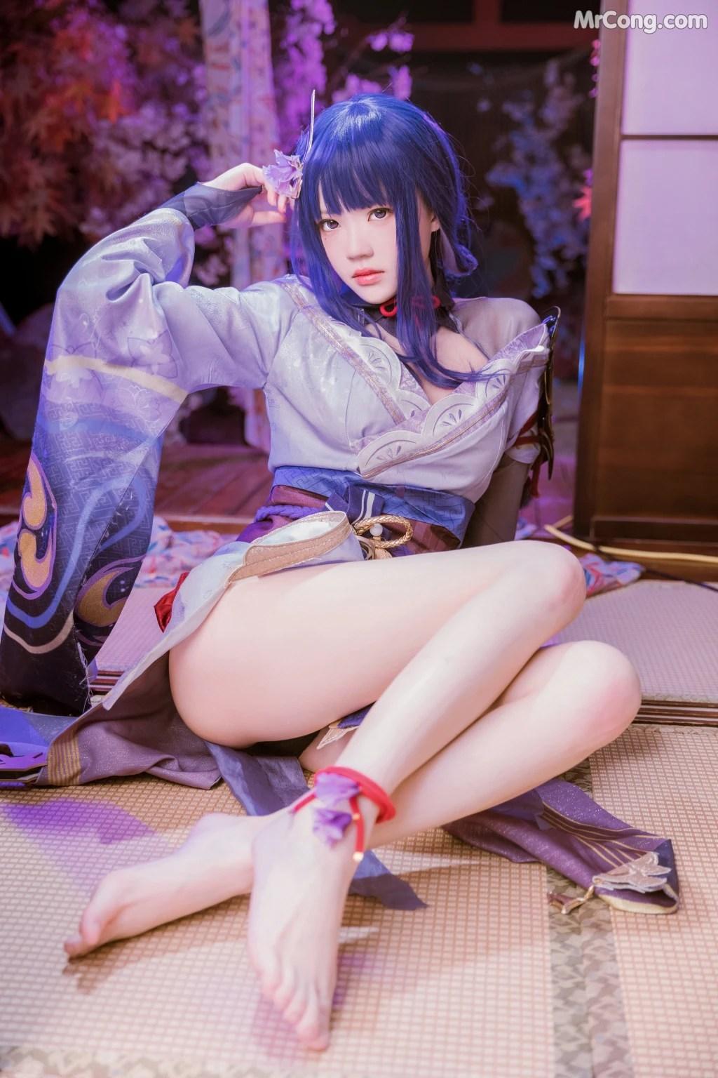 Coser@桜桃喵 Vol.139: 雷电将军+花絮 (51 photos )(17)