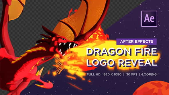 Dragon Fire Logo Reveal - VideoHive 28291847