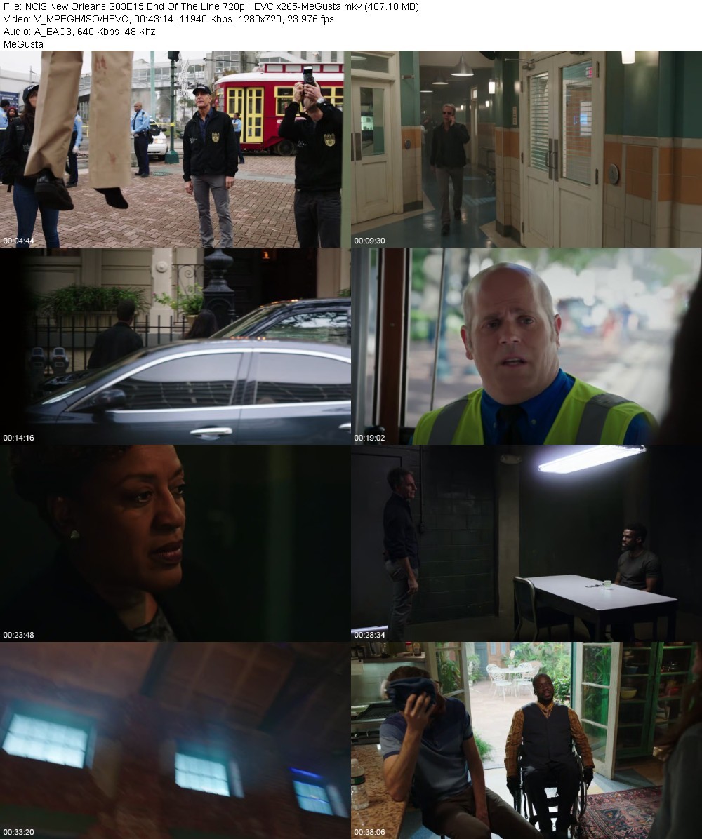 NCIS New Orleans S03E15 End Of The Line 720p HEVC x265-MeGusta