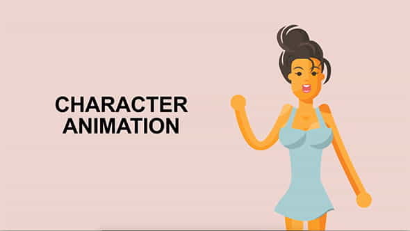 Sexy Girl Character Rigged Animation | Cartoons - VideoHive 19512945