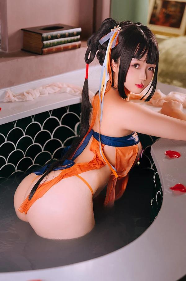 网红萌眼妹子日奈娇 鸳鸯浴湿身诱惑2(21)
