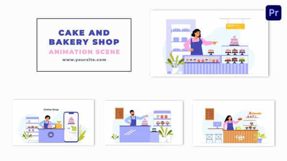 Cake and Bakery - VideoHive 47355084