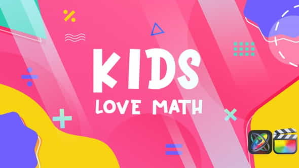 Kids Love Math - Slideshow - VideoHive 35440527