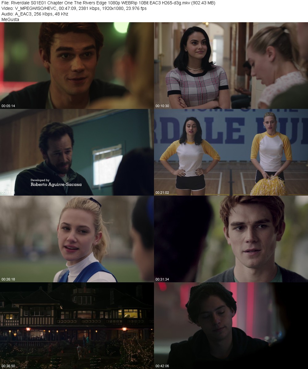 Riverdale S01E01 Chapter One The Rivers Edge 1080p WEBRip 10Bit EAC3 H265-d3g