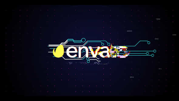 Technology Glitch Logo - VideoHive 20635531