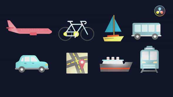 Transport Icons - VideoHive 36290521