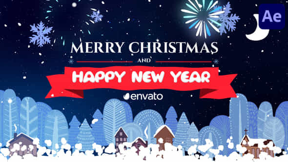 Cartoon Christmas Greetings - VideoHive 35279681