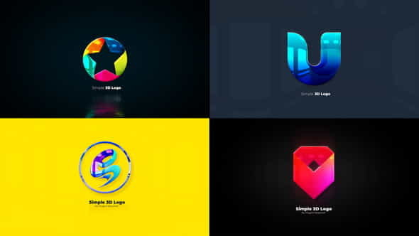 Split 3D Logo Reveal Pack - VideoHive 25745190