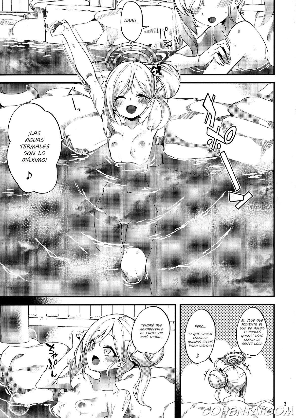 Gehenna Onsen Monogatari (Blue Archive) xxx comics manga porno doujin hentai español sexo 