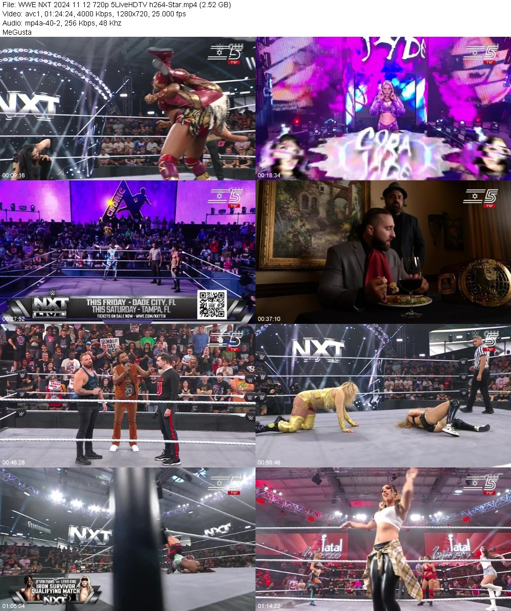 WWE NXT 2024 11 12 720p 5LiveHDTV h264-Star