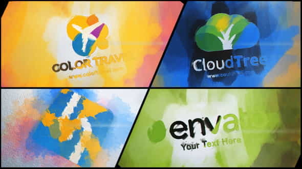 Watercolor and Paint Logo - VideoHive 22495513