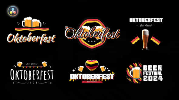 Oktoberfest Titles Pack - VideoHive 54073416