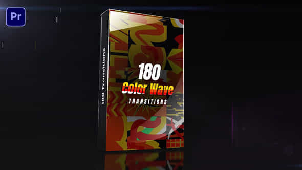 Color Wave Transitions - VideoHive 46399629