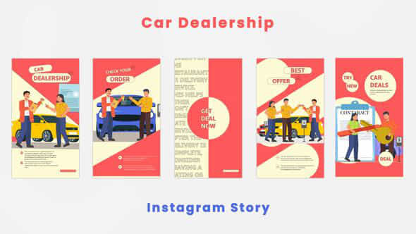 Car Dealerships Instagram Story - VideoHive 44420739