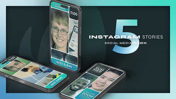 Vertical Multiscreen Event Speaker Promo - VideoHive 50890085