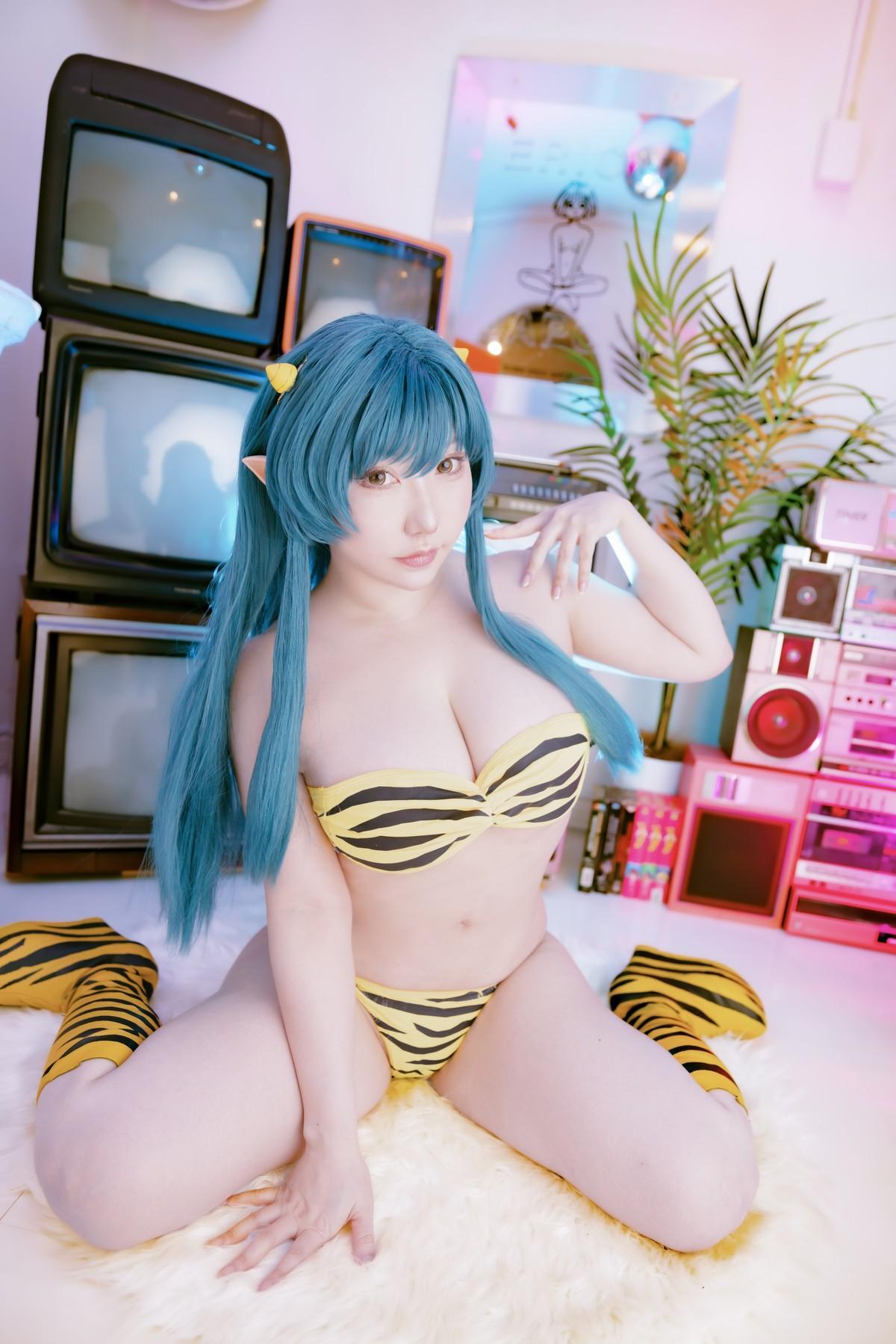 Cosplay SAKUサク Lum ラム うる星やつら Set.03(3)