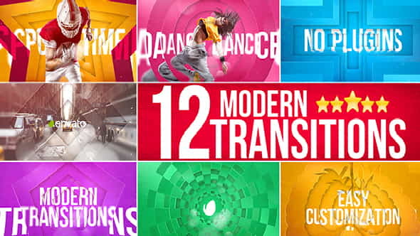 Modern Transitions - VideoHive 15562626