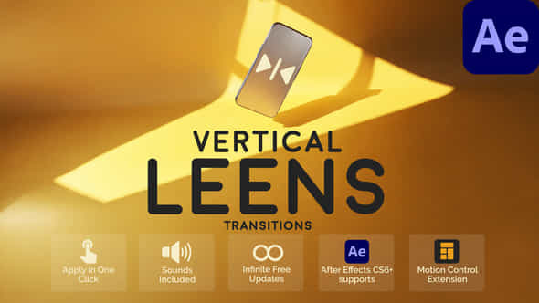Vertical Leens Transitions For After Effects - VideoHive 57761656