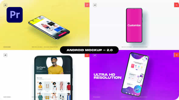 Android Mockup - - VideoHive 43040423