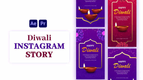 Traditional Indian Diwali Instagram Story - VideoHive 54805566