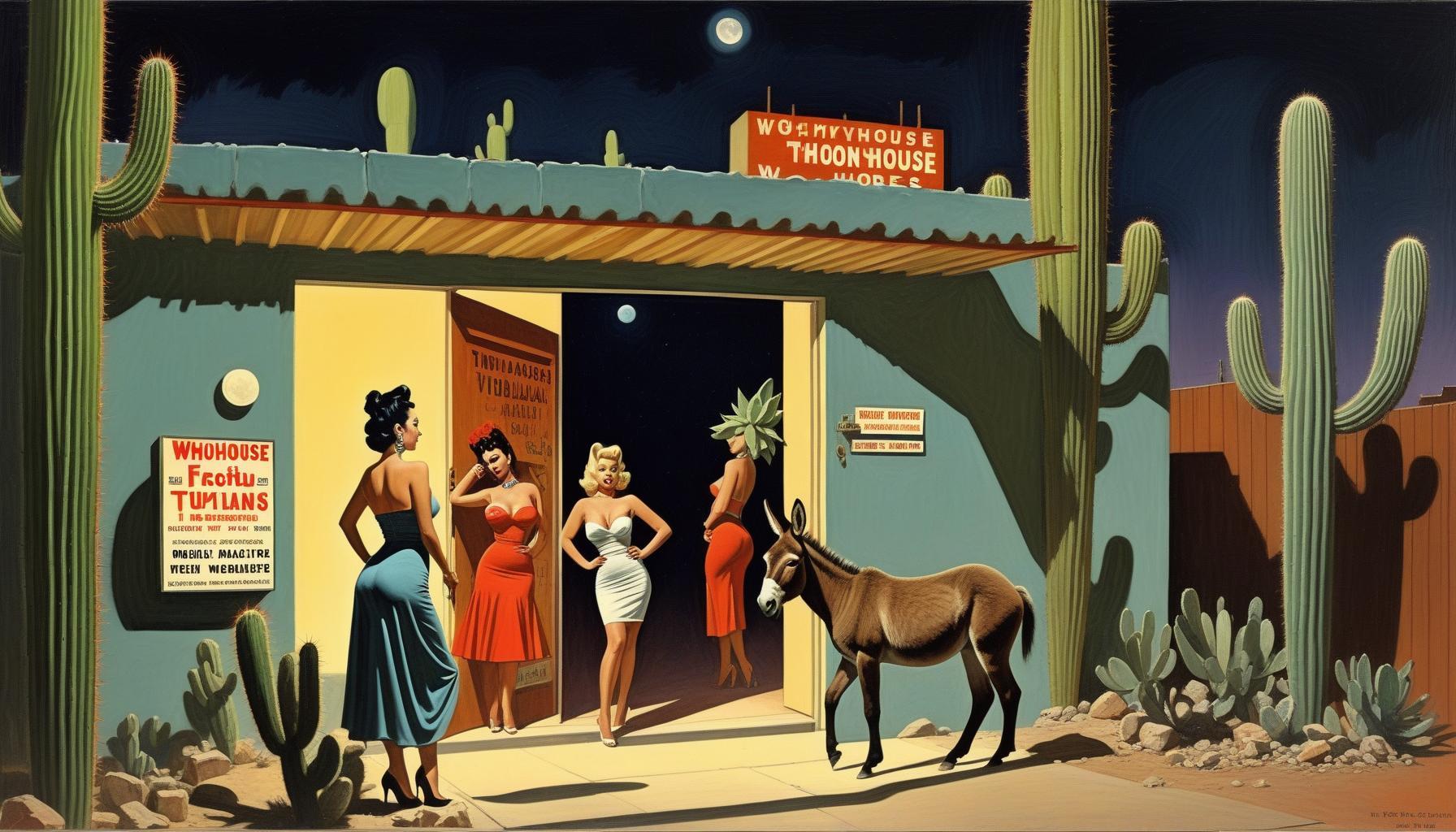 The entrance to Consuela's House of Earthly Delights