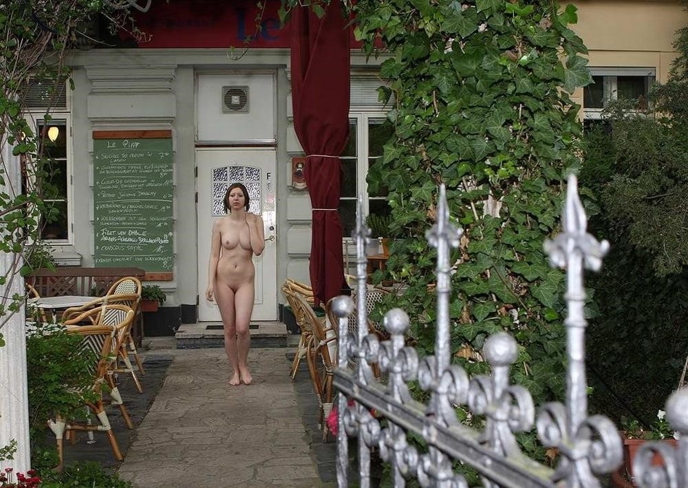 Nude women walking in public-6427