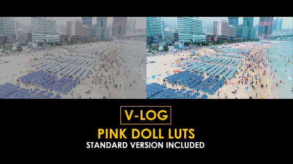 Vlog Pink Doll And Standard Luts - VideoHive 51280415