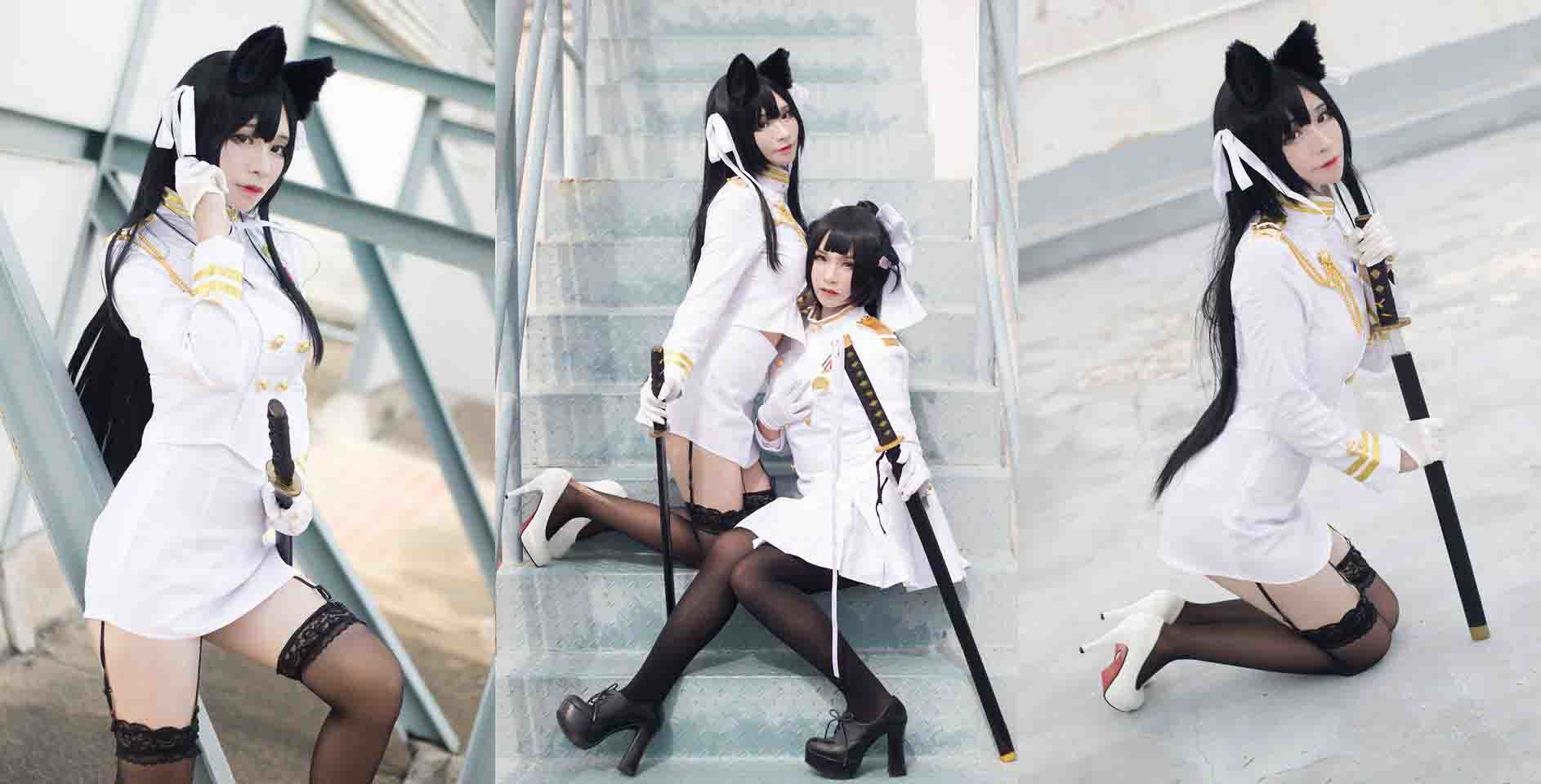 [Cosplay] Meenfox – Takao & Atago (Azur Lane)