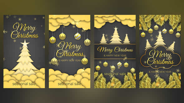 Christmas Instagram Stories - VideoHive 55714405