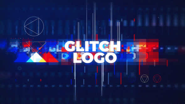 Glitch Logo Reveal - VideoHive 43617617