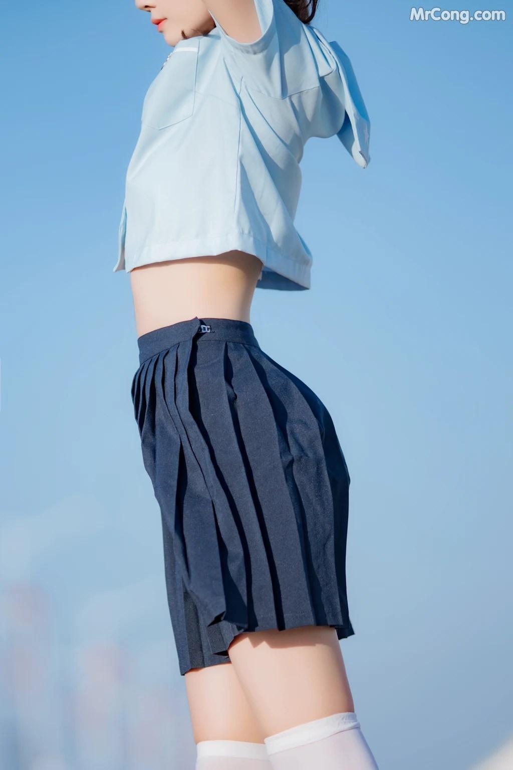 Coser@桜桃喵 Vol.125: 蔚蓝 (33 photos)(1)