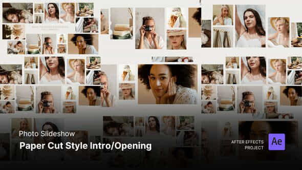 Photo Slideshow White Minimalist Boho After Effects Project Files - VideoHive 53316065