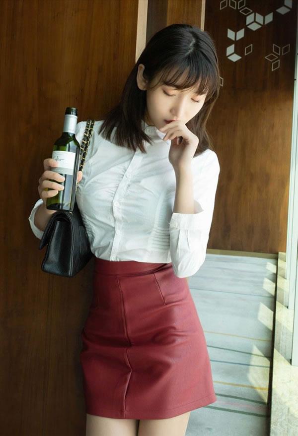 醉酒美女陆萱萱眼帘迷离太诱人(9)