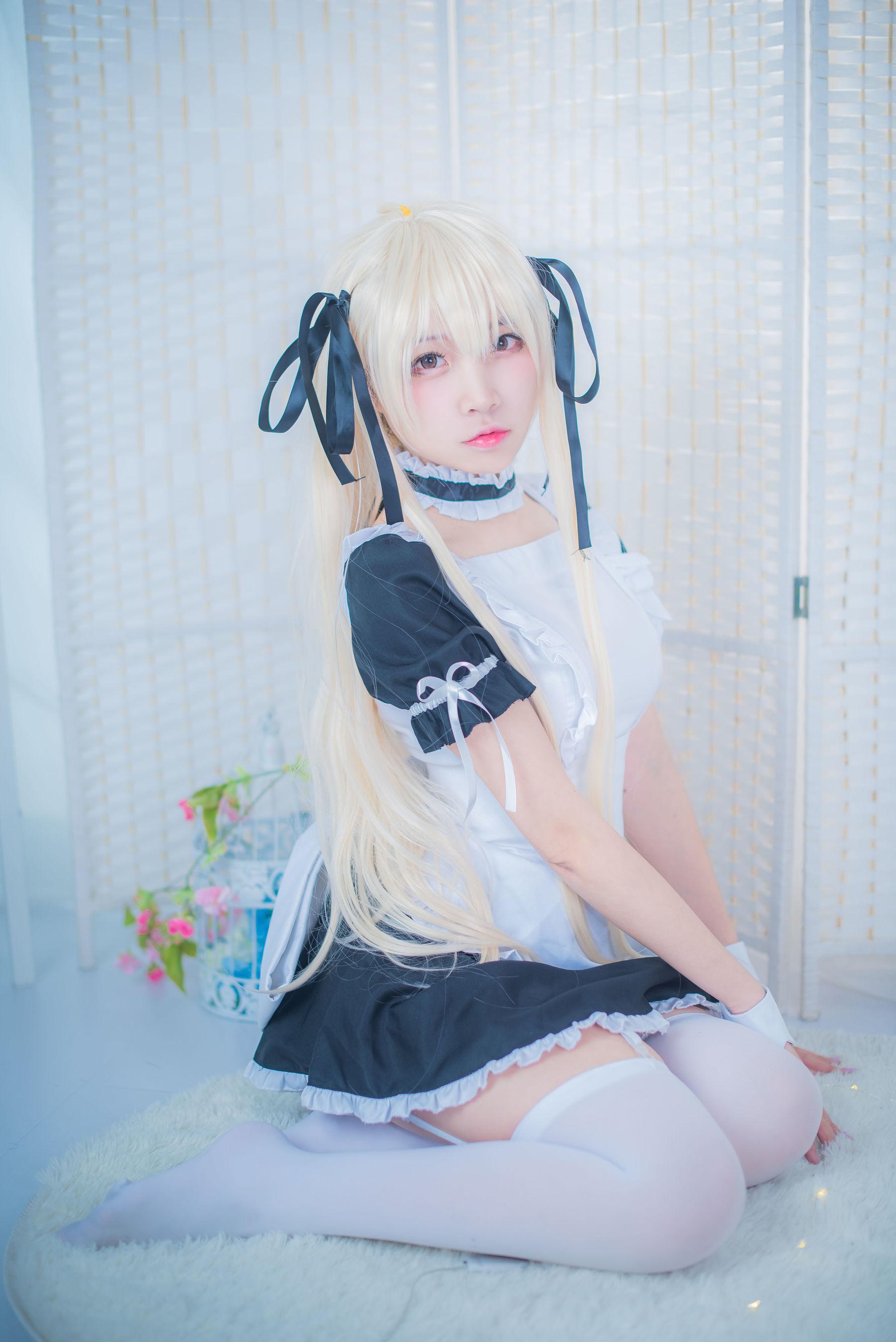 [Cosplay] 人气Coser二佐Nisa – 穹妹女仆(15)