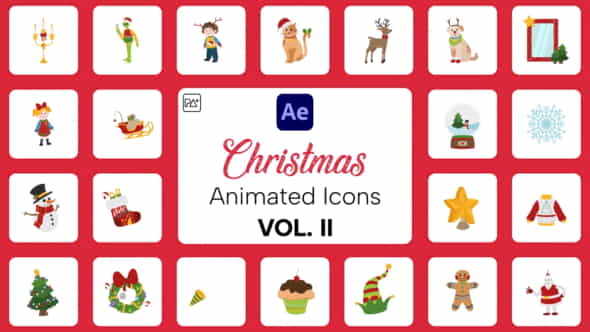 Christmas Icons Vol. - VideoHive 41457854