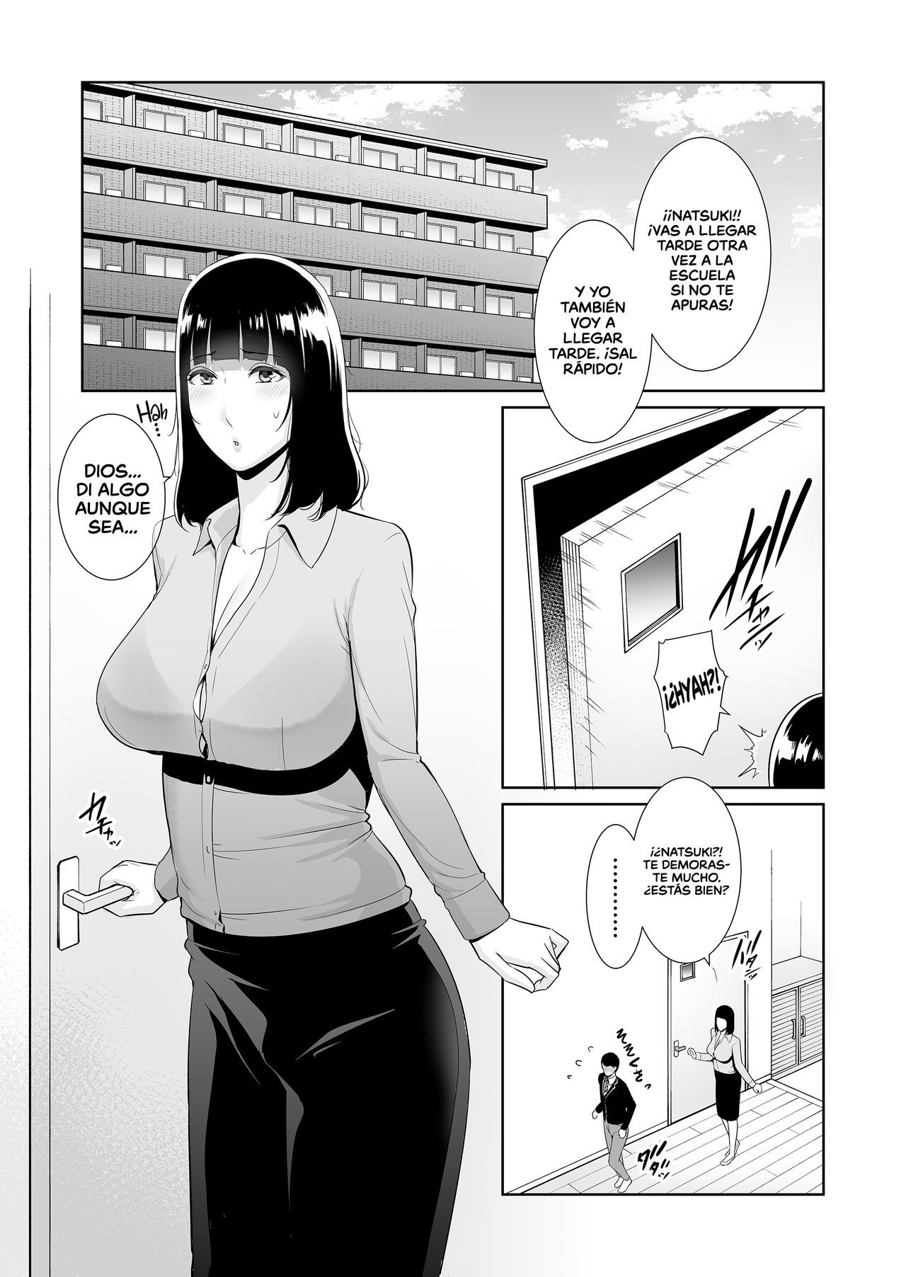[Misaki (gonza)] Musuko ni Matagaru Hi ~Haha to Musuko no Hamedori Kiroku~  El día que monté a mi hijo ~Un registro de las aventuras sexuales de una madre y su hijo~ [Spanish] [K.A. Work