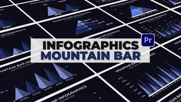 Infographics Mountain Bar Mogrt - VideoHive 52009609