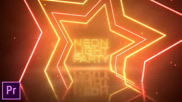 Neon Light Party Opener - - VideoHive 25045358