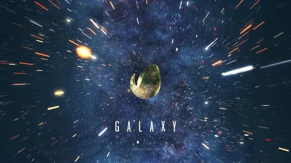 Galaxy Space Logo Reveal - VideoHive 26836535