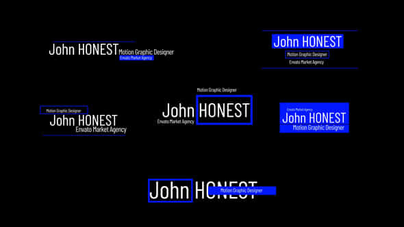 Lower Thirds 2 - VideoHive 51933486