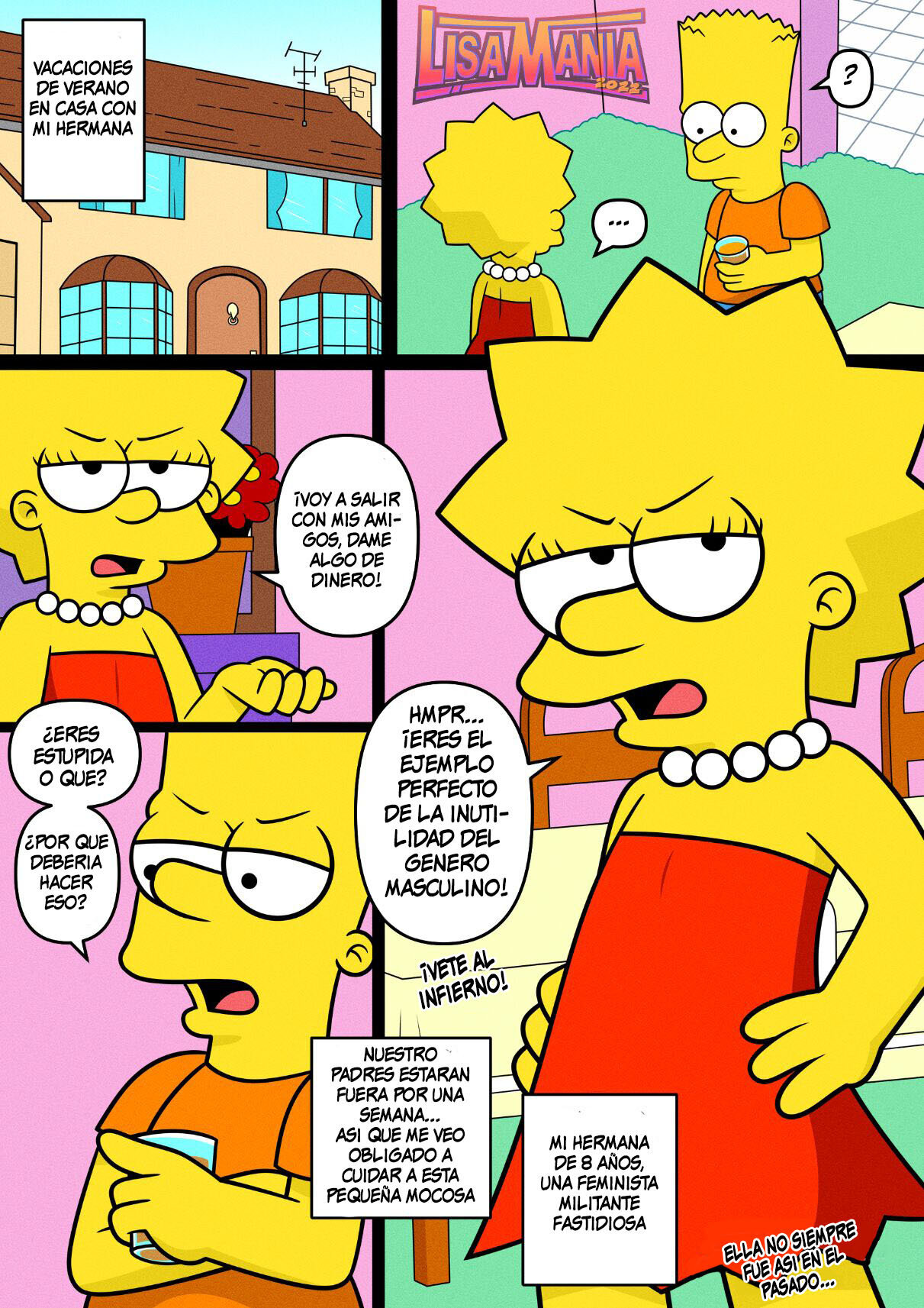 I don't need feminism because I love my big brother's dick version Simpsons - 4