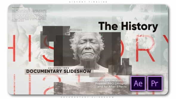 History Timeline Documentary Slideshow - VideoHive 26752846