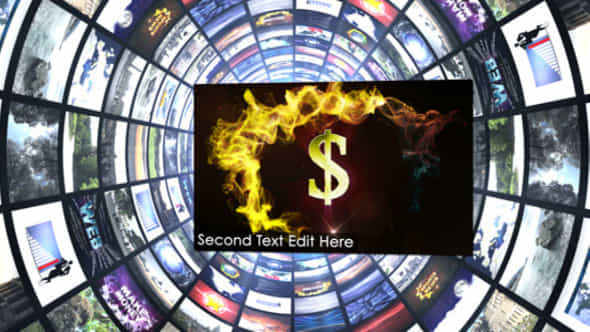 Monitors Tunnel - VideoHive 3766651