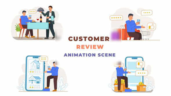 Customer Review Animation - VideoHive 42854573