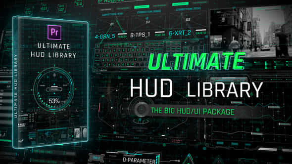 Ultimate Hud Library For Premiere Pro - VideoHive 40435992