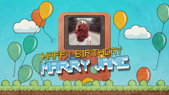 Game Birthday Wishes - VideoHive 50952578