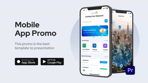 Mobile App Promo for Premiere - VideoHive 33053696