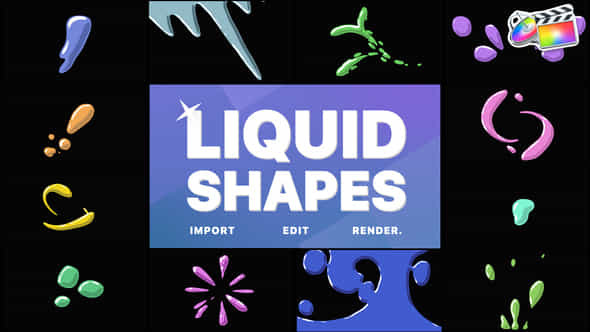 Liquid Shapes - VideoHive 36868472