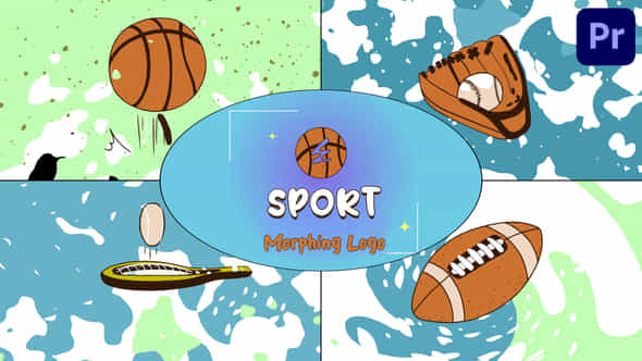 Sports Morphing Logo For Premiere Pro - VideoHive 54947305