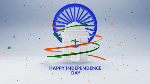 Indian Independence Day Logo - VideoHive 53620844